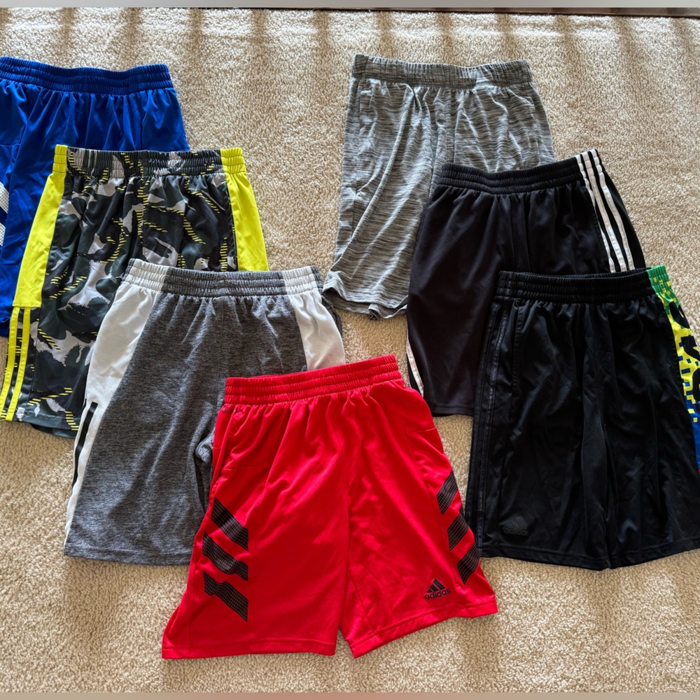 Adidas Boys Shorts (lot of 7 pairs) L/G (14/16)